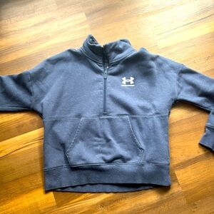 Under Armour Womens Half zip Rival fleece with pocket oversized sweatshirt